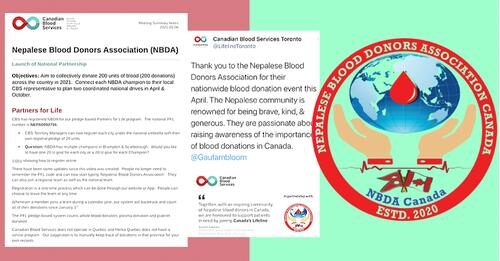 Nepalese Blood Donors Association Canada